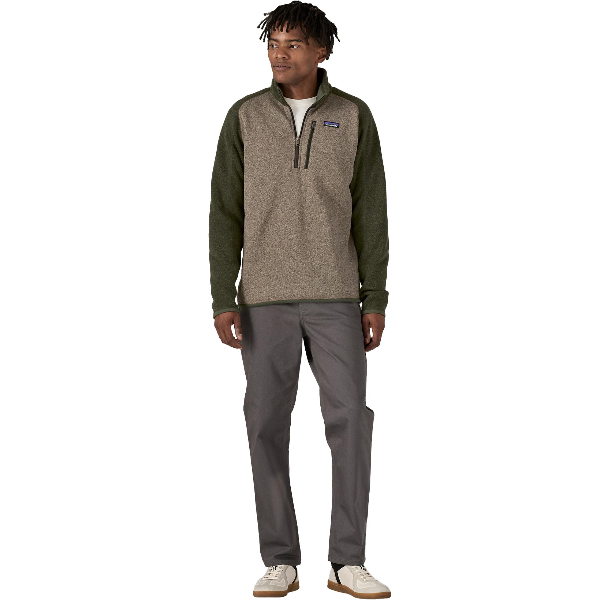 Мужской флисовый свитер Better Sweater с молнией на четверть длины. Patagonia, Seabird Grey — фото 4
