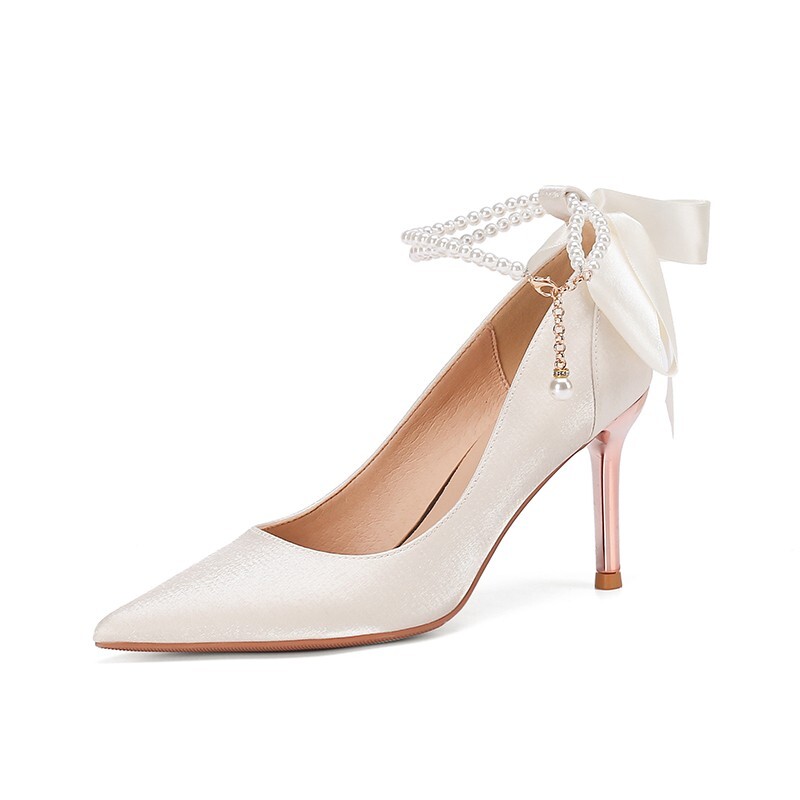 Туфли женские на высоком каблуке Imono, цвет Light champagne 6cm