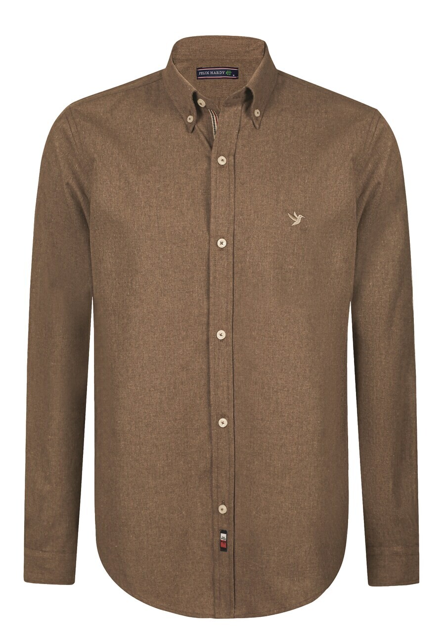 

Повседневная рубашка Felix Hardy Regular fit Button Up Shirt, коричневый