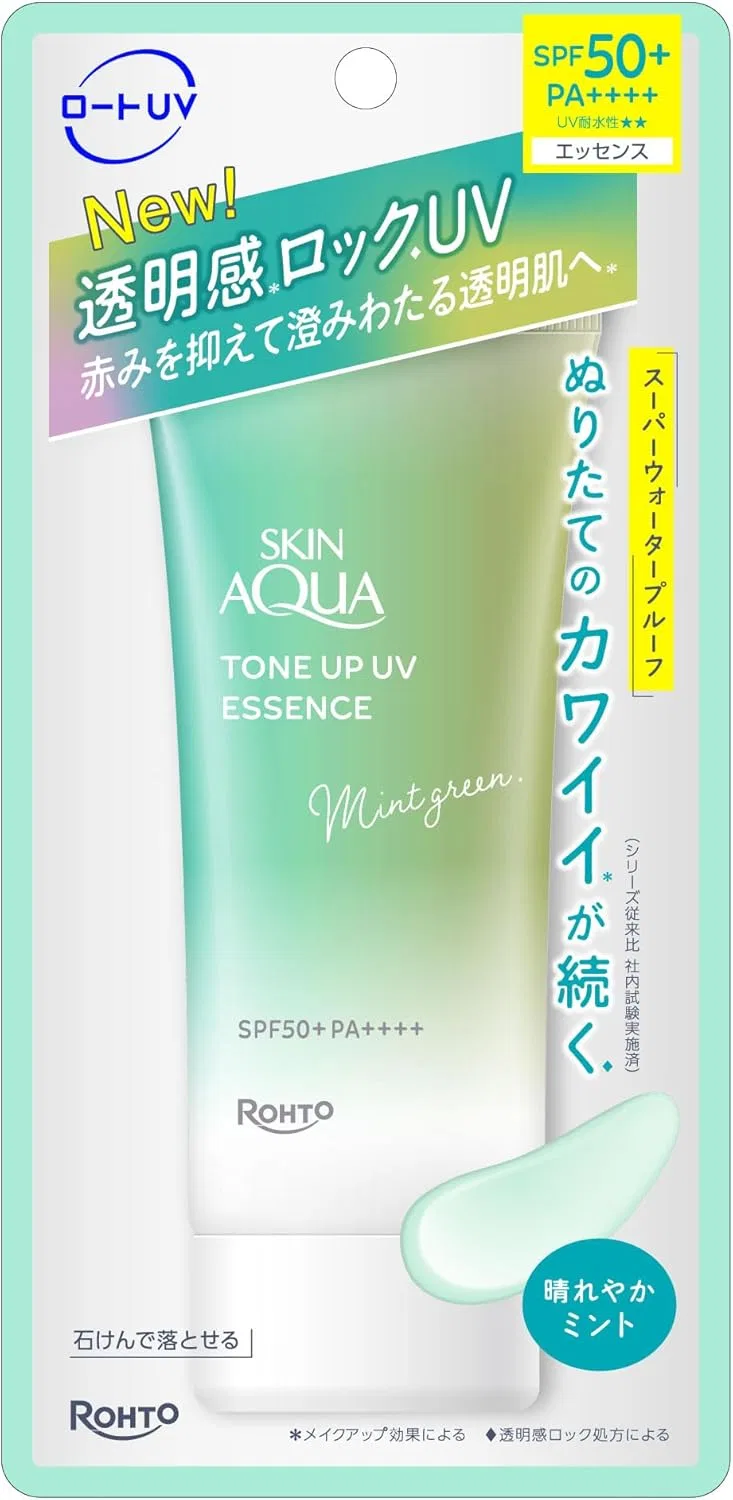 Солнцезащитный крем Skin Aqua Tone Up UV Essence Mint Green 70 г