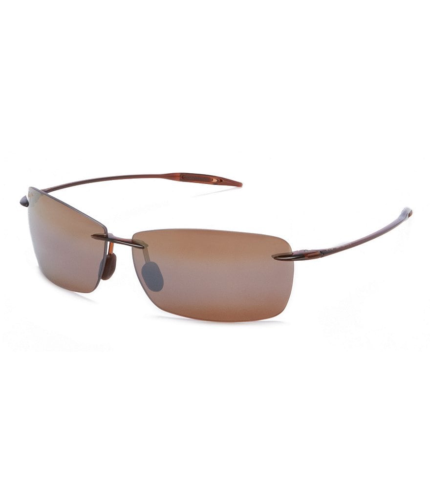 

Прямоугольные солнцезащитные очки Maui Jim Lighthouse PolarizedPlus2 65 мм, коричневый