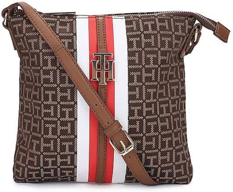 

Женская сумка через плечо Tommy Hilfiger Jaden Plus, Chestnut/Tannin