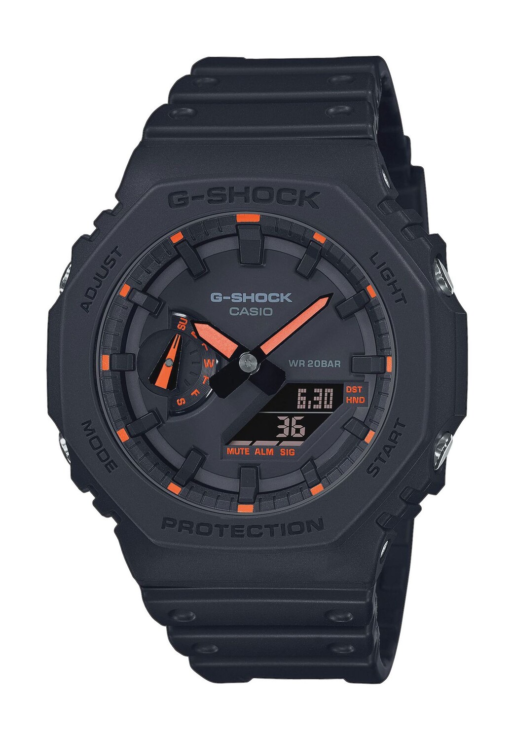 

Мужские часы GA-2100-1A4ER G-SHOCK, черный