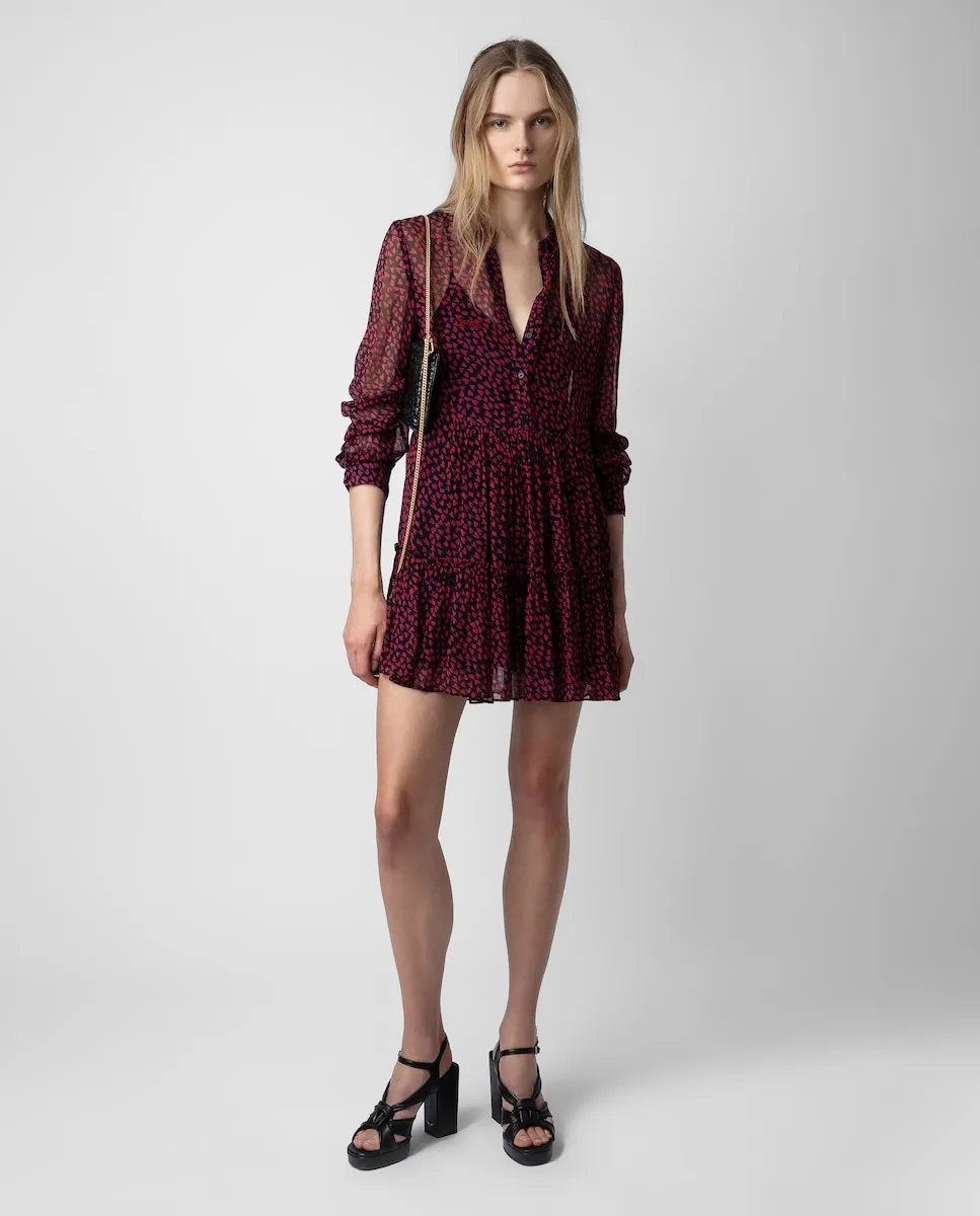 

Платье Razyele с принтом и рюшами Zadig & Voltaire, мультиколор