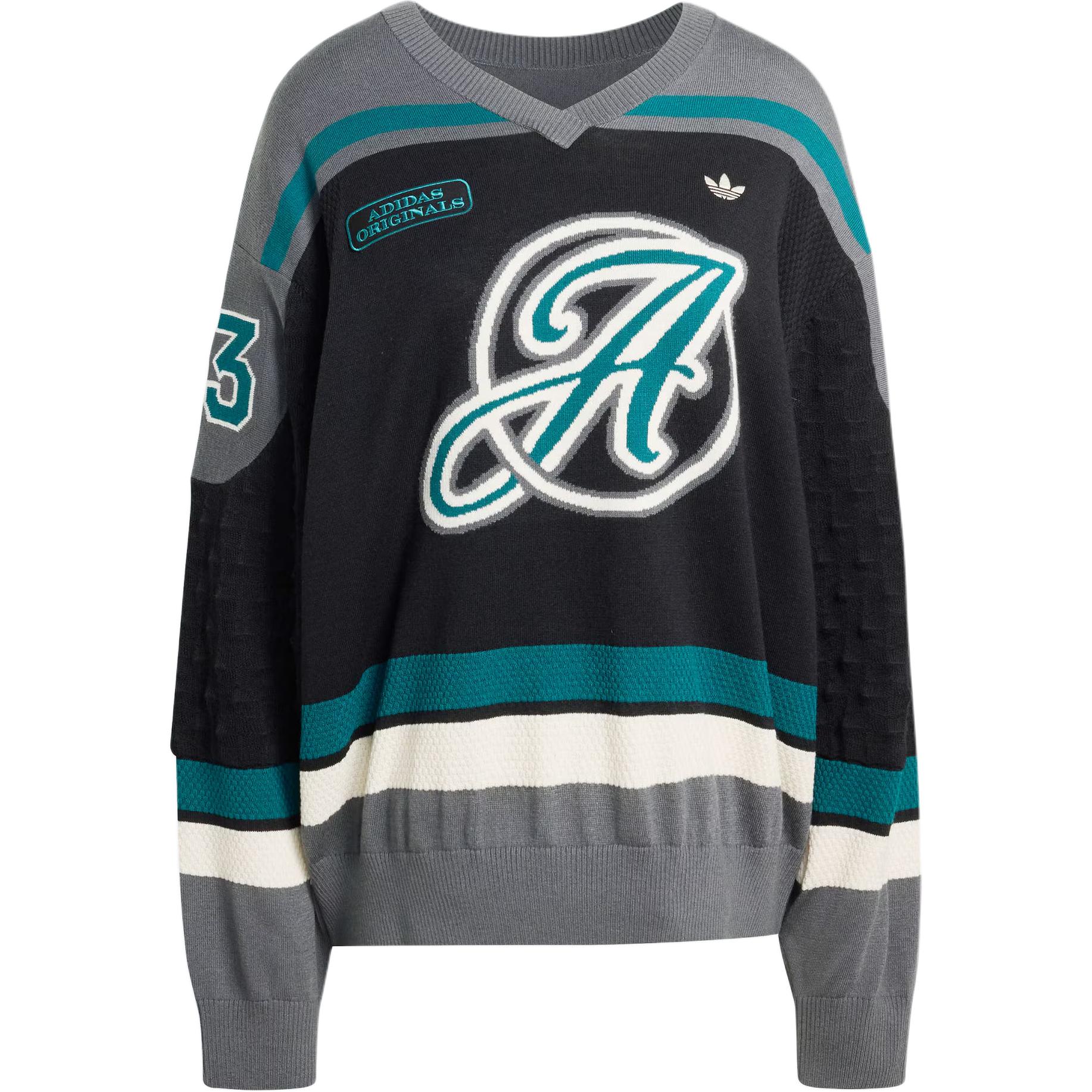 

FW25 OS SPORTS JERSEY свитер женский Adidas Originals, черный/темно-серый