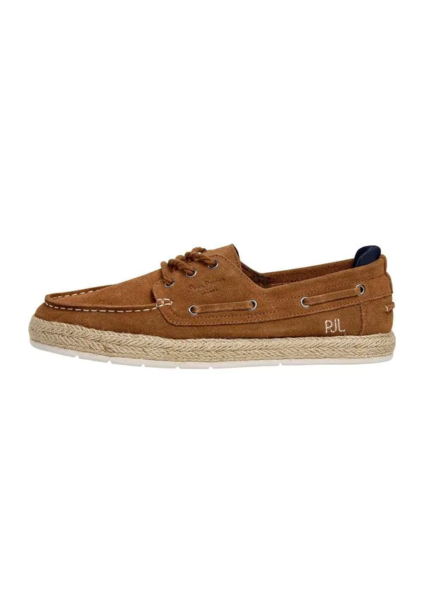 Порто палуба м лодочные туфли Pepe Jeans, Tobacco Brown