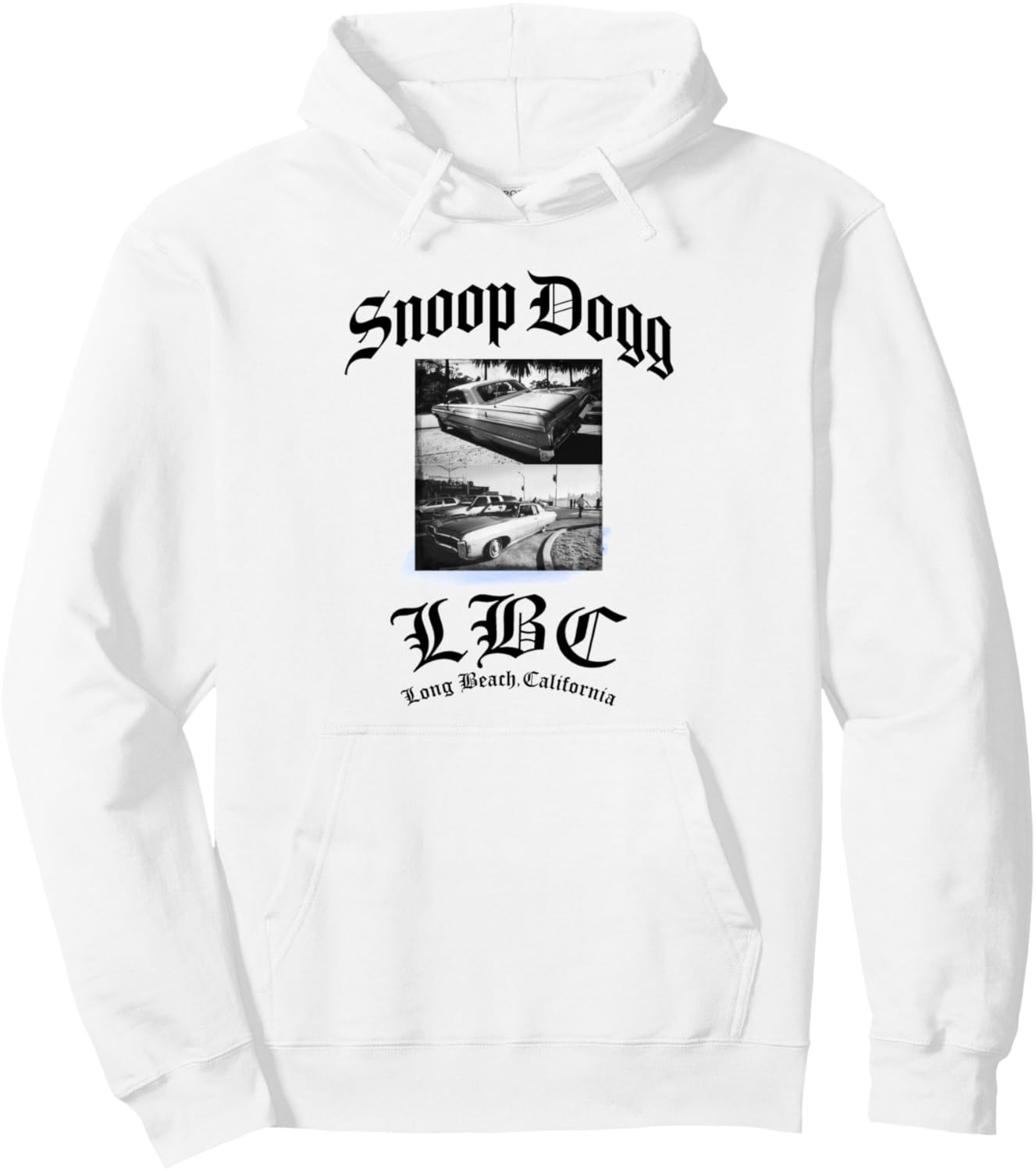 

Официальная толстовка Snoop Dogs из Лонг-Бич, Калифорния Snoop Dogg, белый