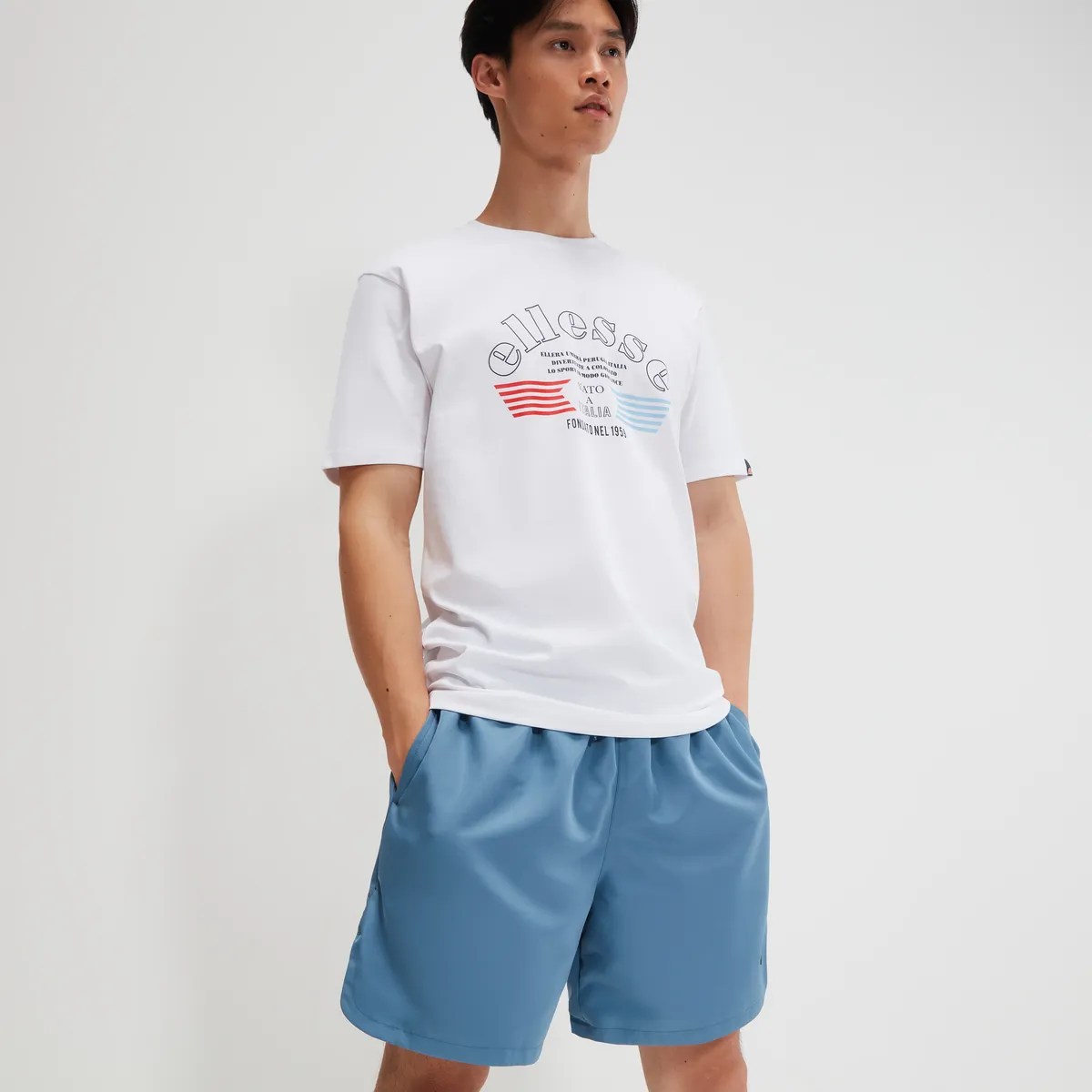 

Футболка Ellesse "H T-SHIRT" с логотипом, белый