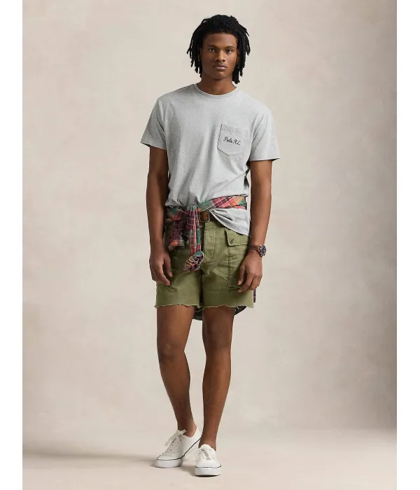 Футболка Slim fit Polo Ralph Lauren, серый — фото 3