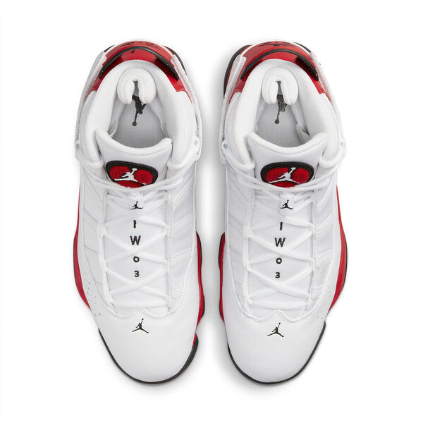 Кроссовки 6 колец Air Jordan, белый — фото 4