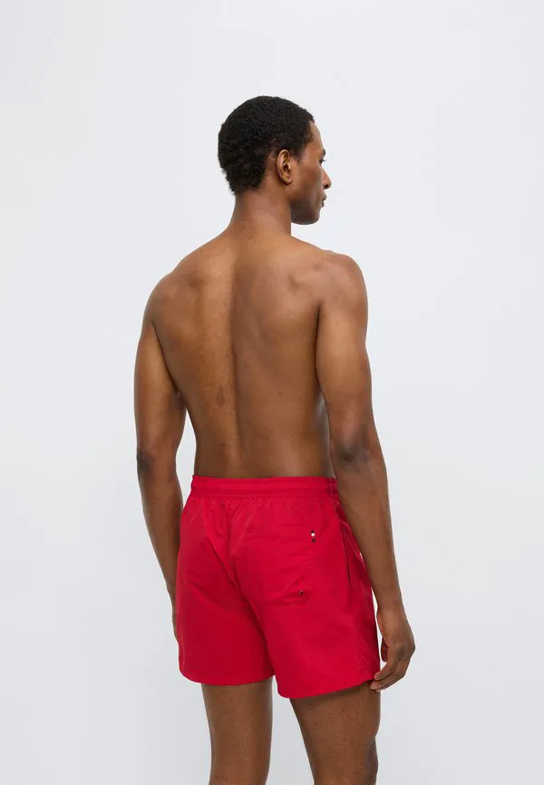 Плавки средней длины с вышивкой флага. Tommy Hilfiger, Medium Red — фото 4