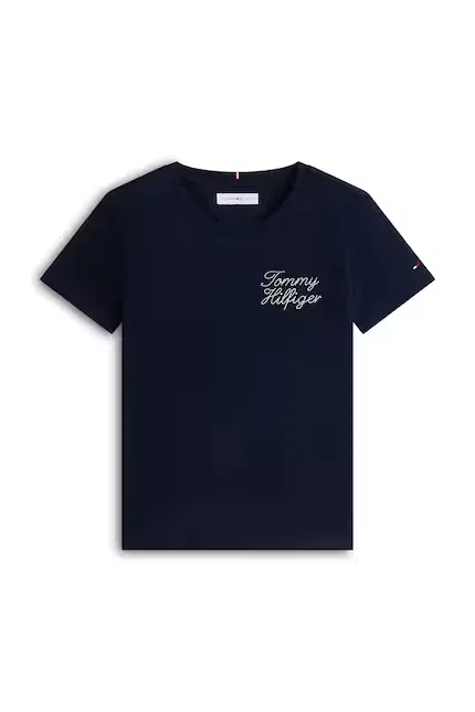 Футболка хлопковая Tommy Hilfiger, синий — фото 2