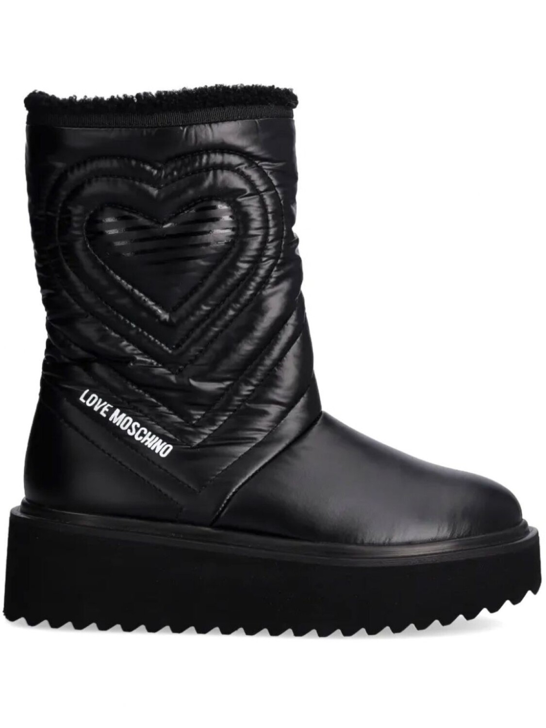 

Стеганые сапоги Love Moschino, черный