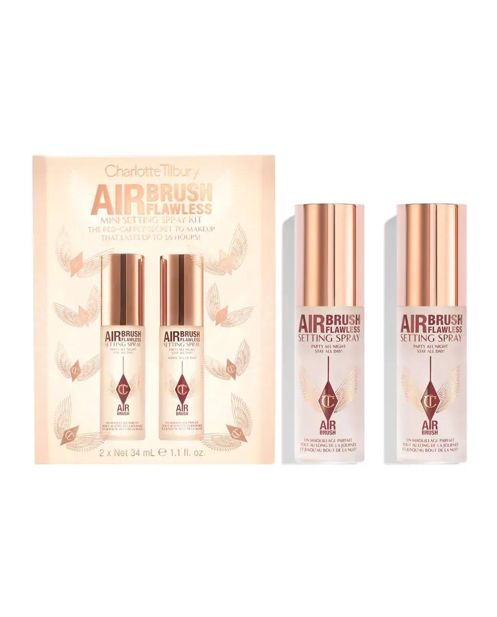 Подарочный набор Фиксатор Airbrush Flawless Mini Setting Spray Charlotte Tilbury