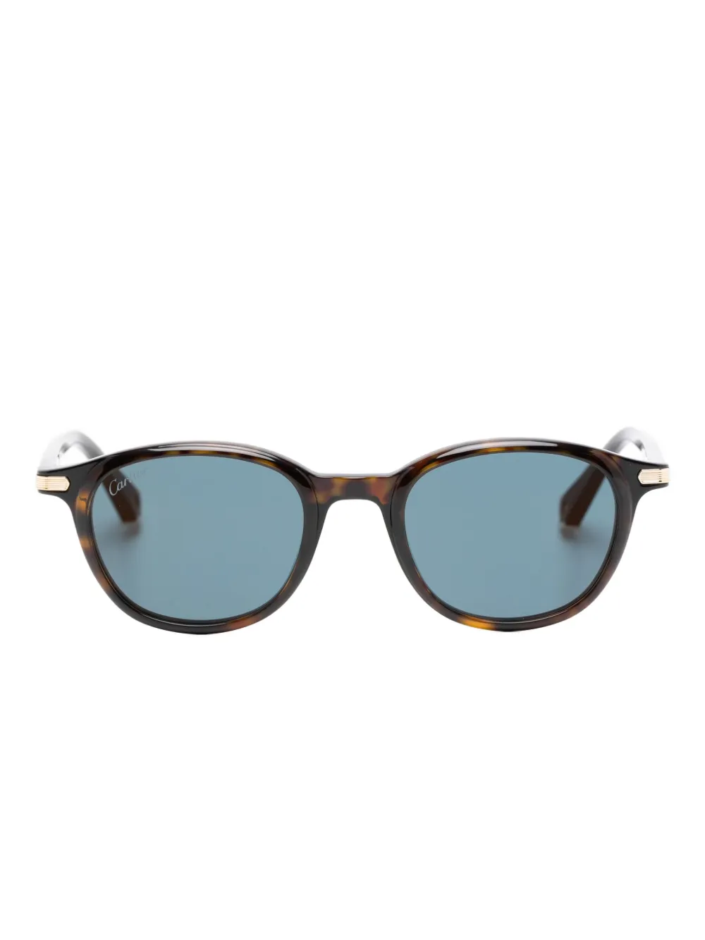 

Солнцезащитные очки в квадратной оправе Cartier, коричневый