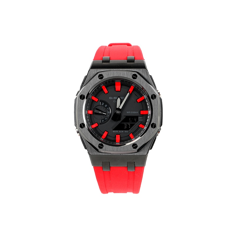 

CASIO Часы Unisex Liquid Crystal/Analog Dual Display Series 44mm Black Watch