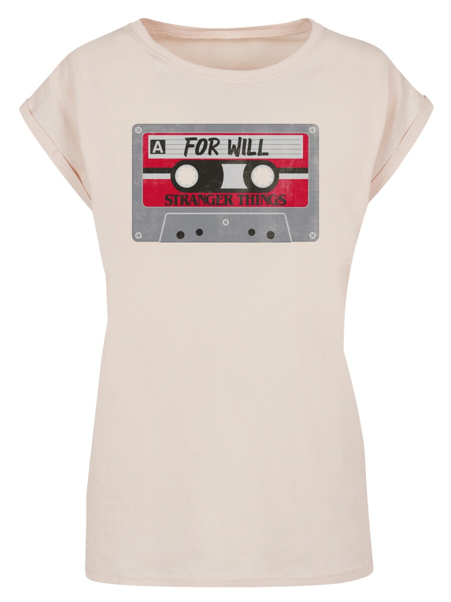 

Рубашка F4NT4STIC Stranger Things Cassette For Will Netflix TV Series, песочный