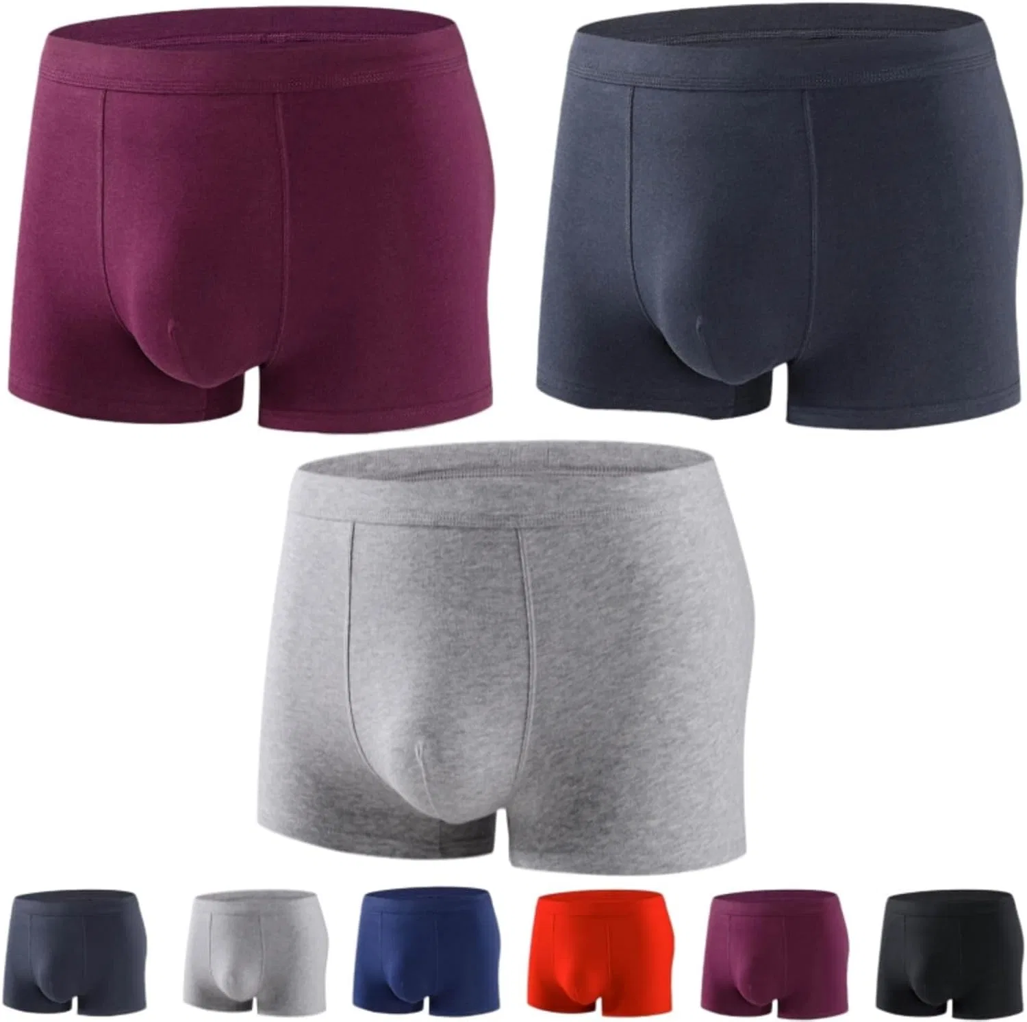 Боксеры трусы хлопковые, 3pcs-l
