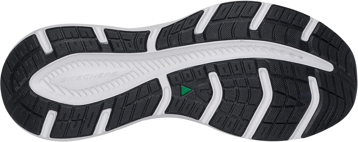 Мужские кроссовки Skechers Edgeride Erlson, темно-синие, трикотажные, из искусственной кожи, с оранжевой отделкой, размер 43 EU — фото 4
