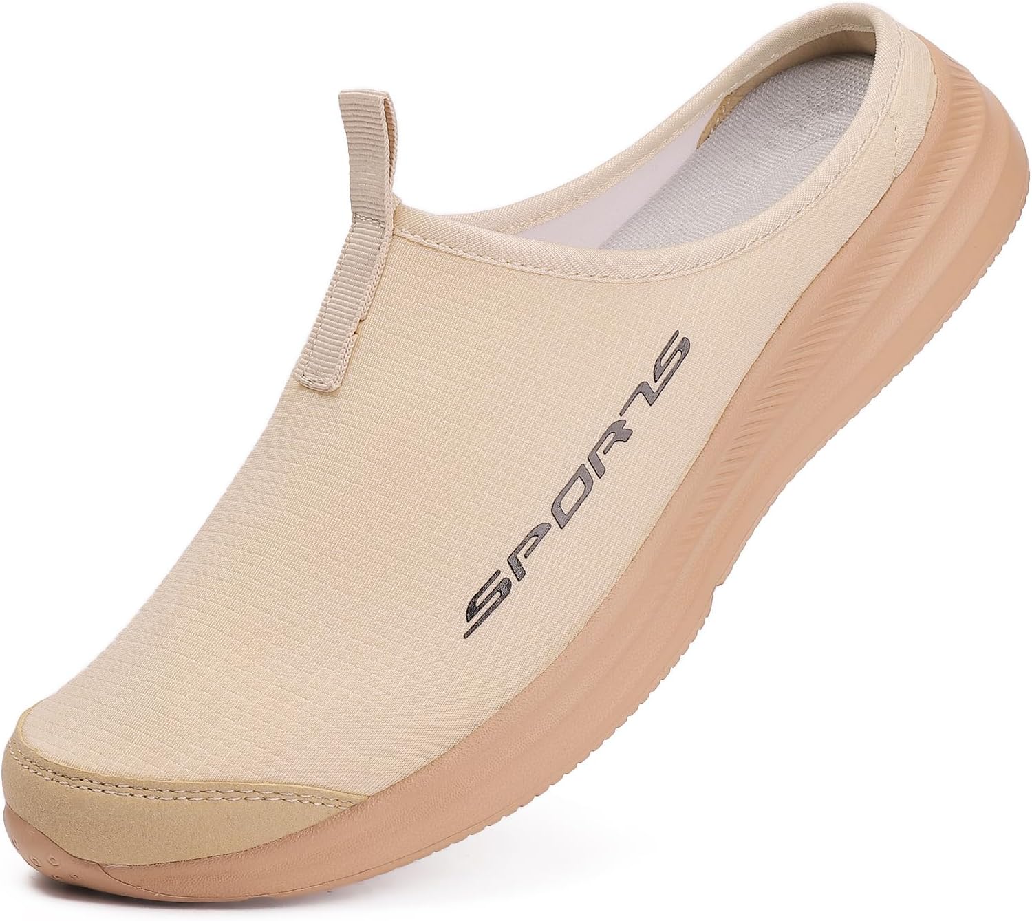 

Мужские тапочки DimaiGlobal с поддержкой свода стопы, повседневные мюли, сабо с открытой пяткой, удобные шлепанцы для ходьбы, домашние и уличные, хаки