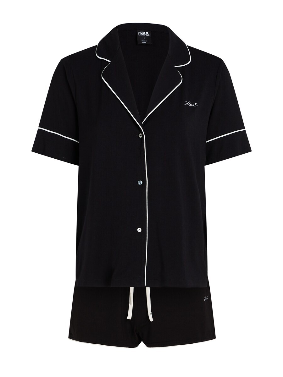 

Пижама Karl Lagerfeld Short Pajama Set, черный