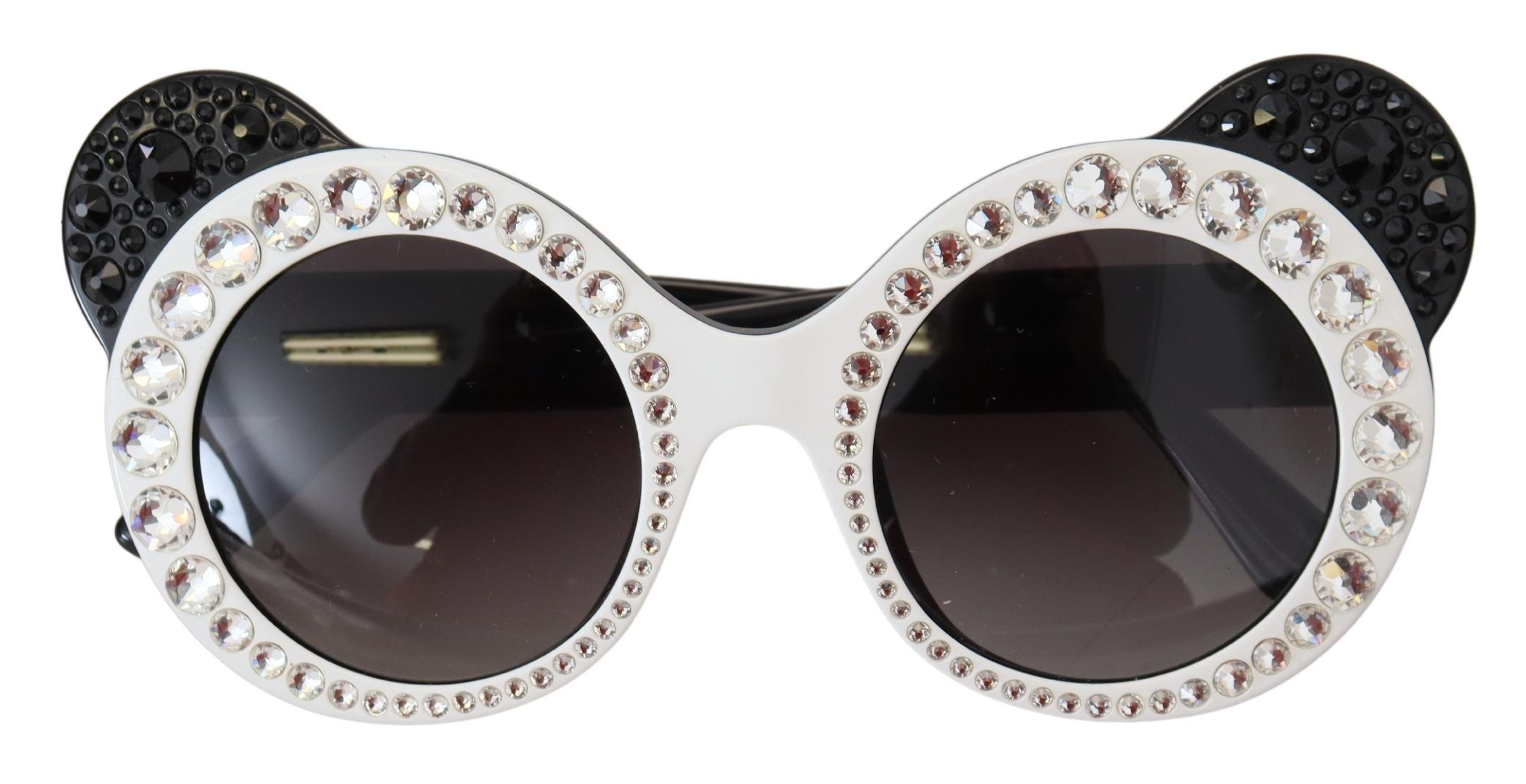 

Шикарные монохромные солнцезащитные очки с декором Dolce & Gabbana, черный