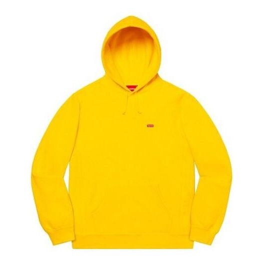 

Толстовка small box hooded sweatshirt 'yellow' Supreme, желтый