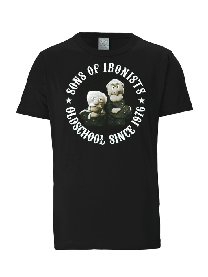 

Футболка Logoshirt Muppets Waldorf & Statler Sons Of Ironists, черный