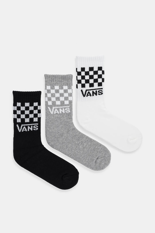

Детские носки Classic Check Crew, 3 пары Vans, белый