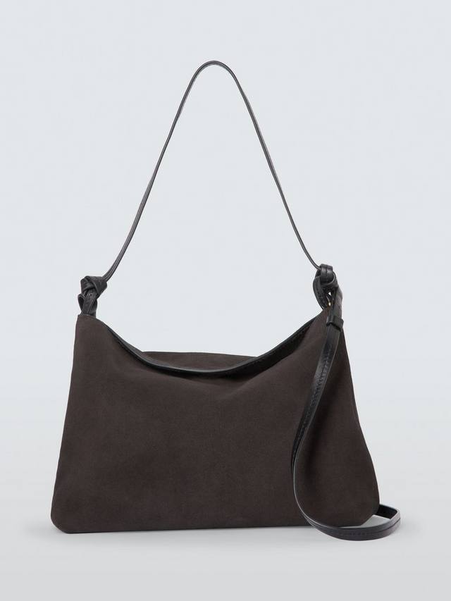 

Сумка через плечо из замши John Lewis, Chocolate