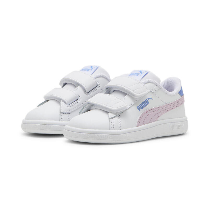 

Детские кроссовки Smash 3.0 Leather V PUMA White Grape Mist Blue Skies Purple