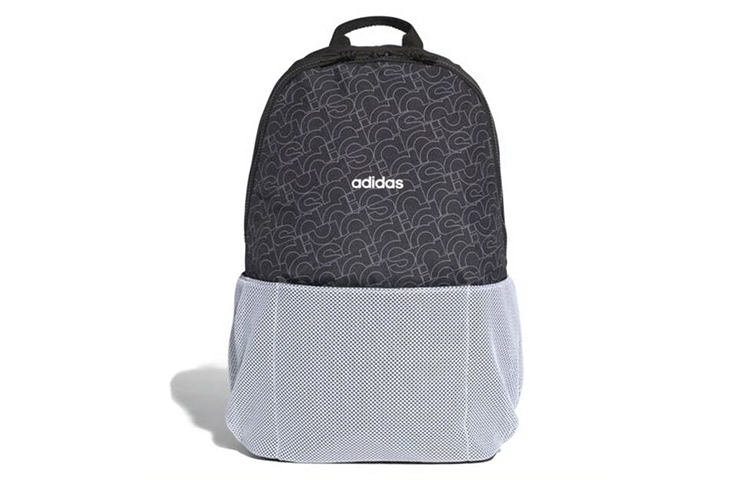 

Adidas Полиэстеровый рюкзак обычный унисекс черно-белый