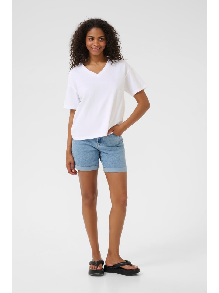 

Футболка KAvacay свободного кроя в цвете Optical White Kaffe