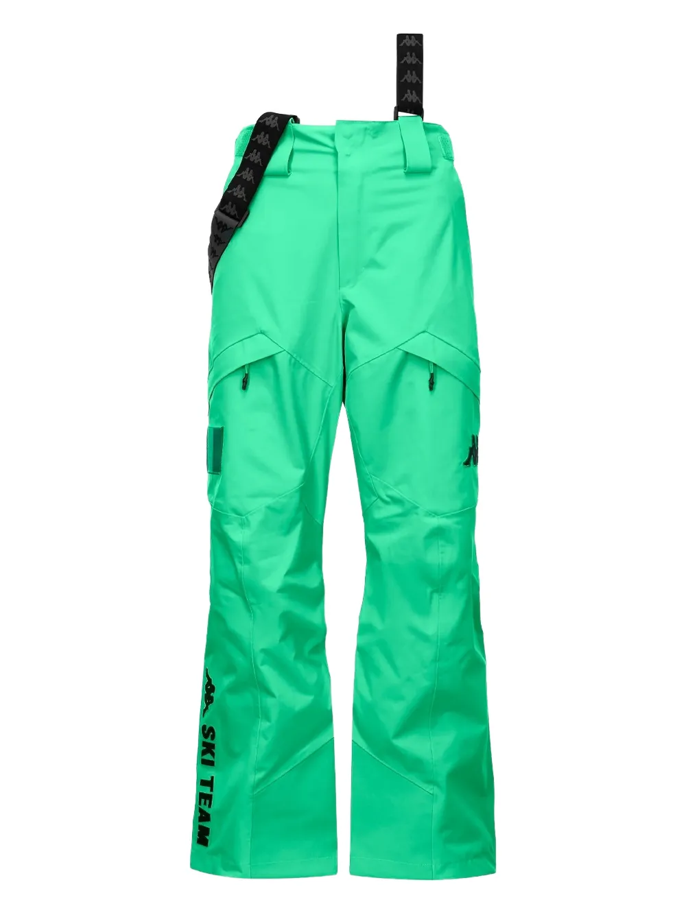 

Лыжные брюки с карманами и логотипом Kappa, зеленый