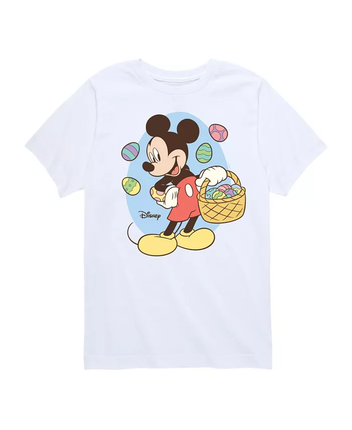 

Футболка для мальчиков Toddler с принтом Disney Mickey Easter Basket, белый