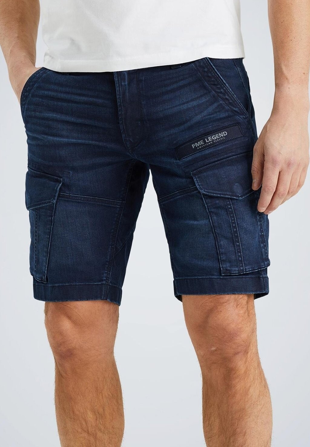 

Джинсовые шорты NORDROP TAPERED FIT PME Legend, темно-синий