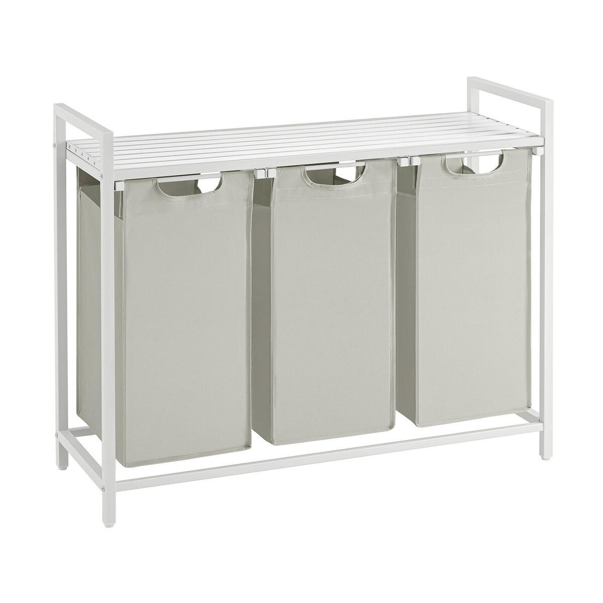 

Корзина для белья Calicosy, 33x72x92,5 см, серый