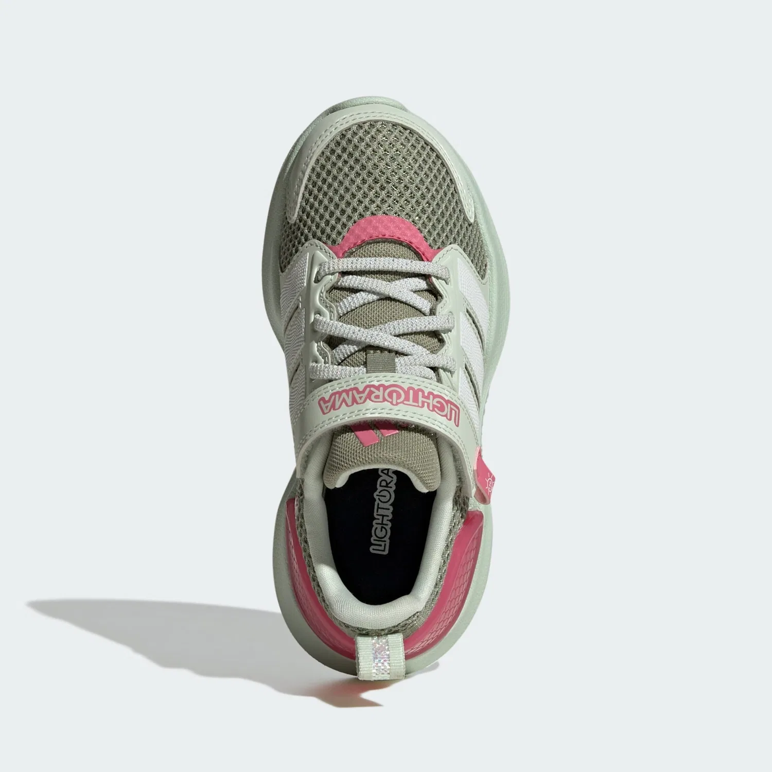 Кроссовки Adidas Sportswear Lightorama в зеленом и темно-зеленом цветах — фото 3