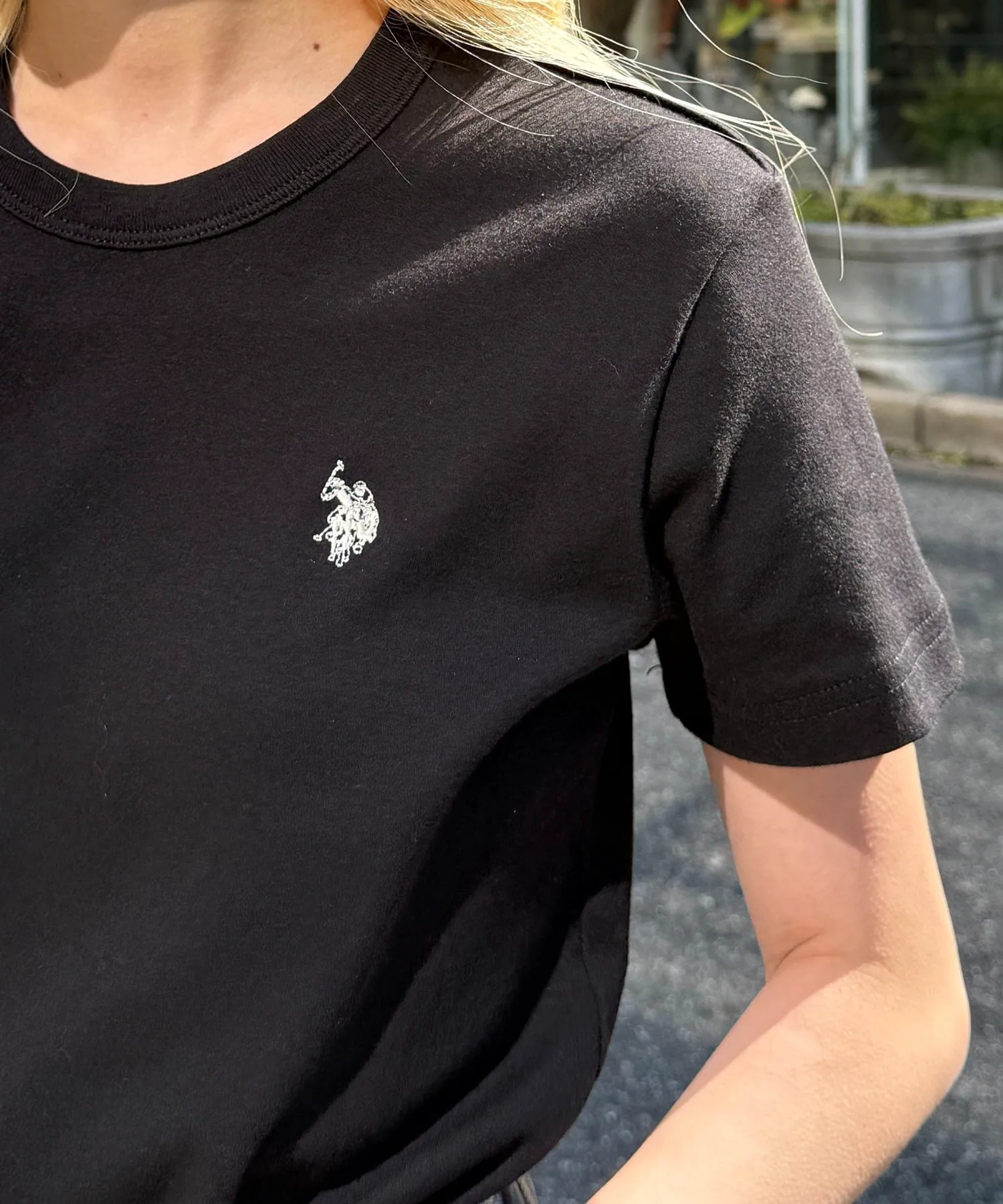 Ассоциация поло США / Футболка Beauty Smooth, поло с коротким рукавом U.S. Polo Assn., BLK — фото 4
