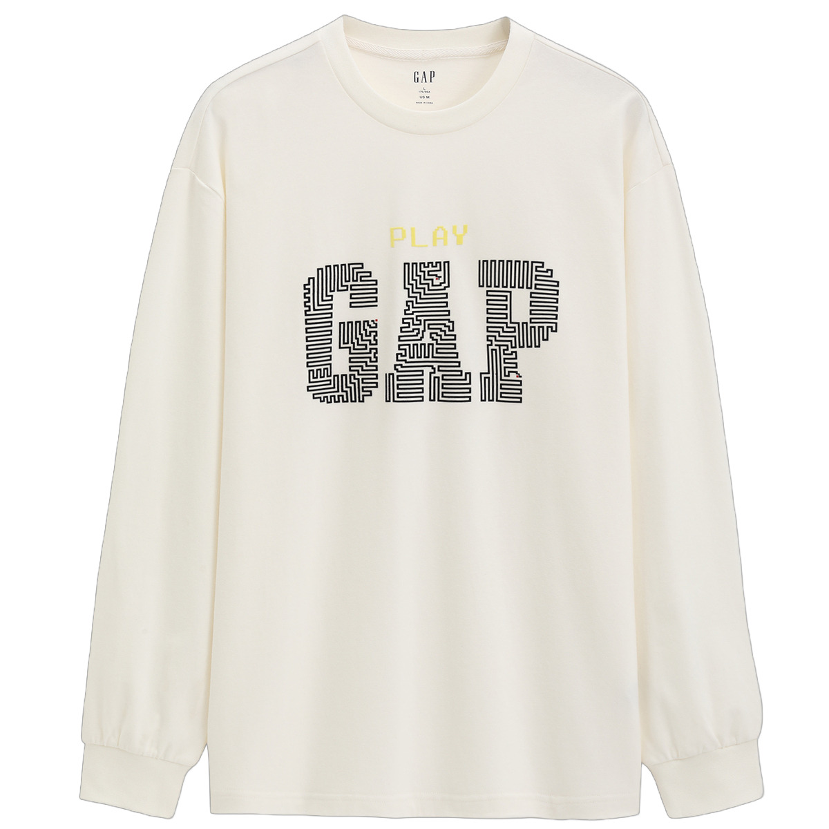 Футболка унисекс ограниченной коллекции Года Змеи GAP, экрю — фото 4