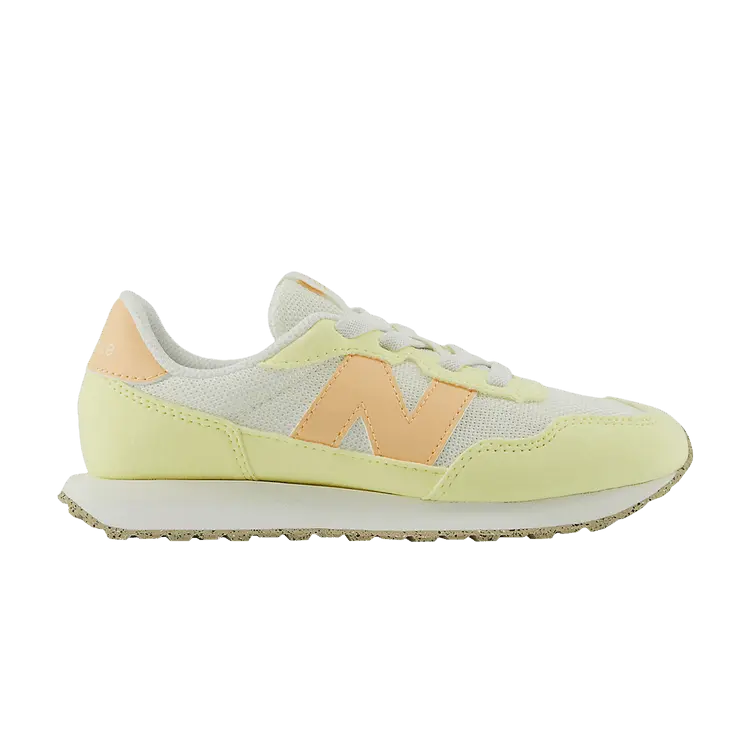 

Кроссовки New Balance 237 Bungee Lace Little Kid Wide 'Yellow Peach Blossom Pink', желтый