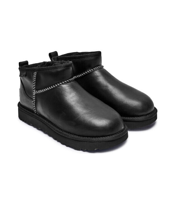 Ботинки зимние UGG с добавлением шерсти, черный — фото 3