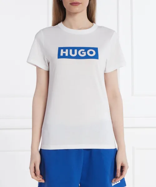 

Футболка классическая tee_b Regular fit Hugo Blue, белый