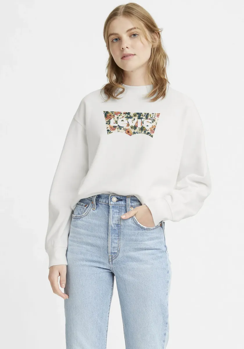 

Толстовка Levi's "GRAPHIC STANDARD CREW", цвет Gardenia White