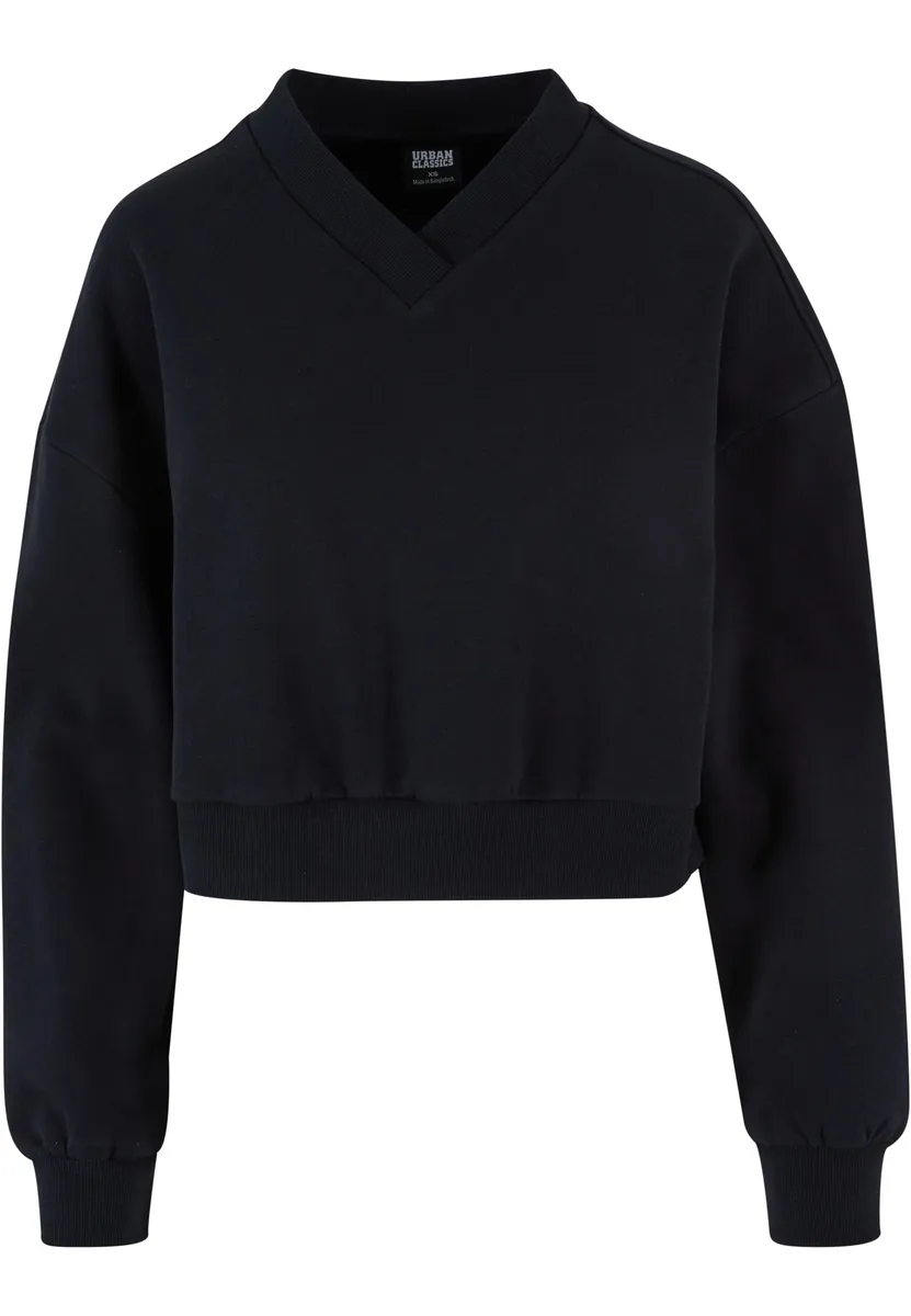 

URBAN CLASSICS Свитер " Urban Classics Ladies Ladies Укороченный V-образный вырез", черный