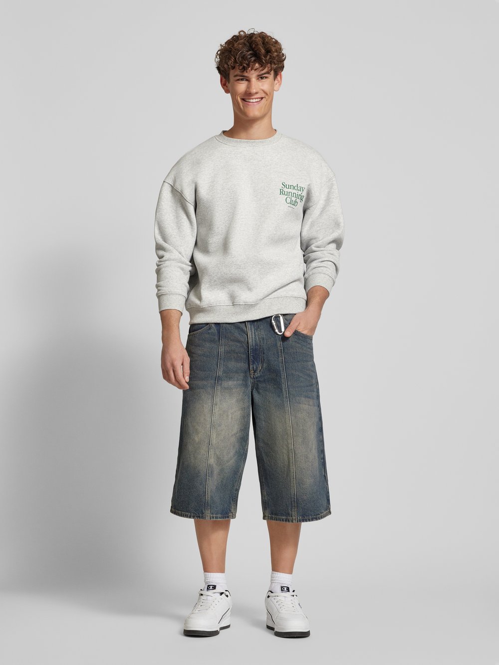 

Толстовка с ребристыми манжетами ANOTHER COTTON LAB