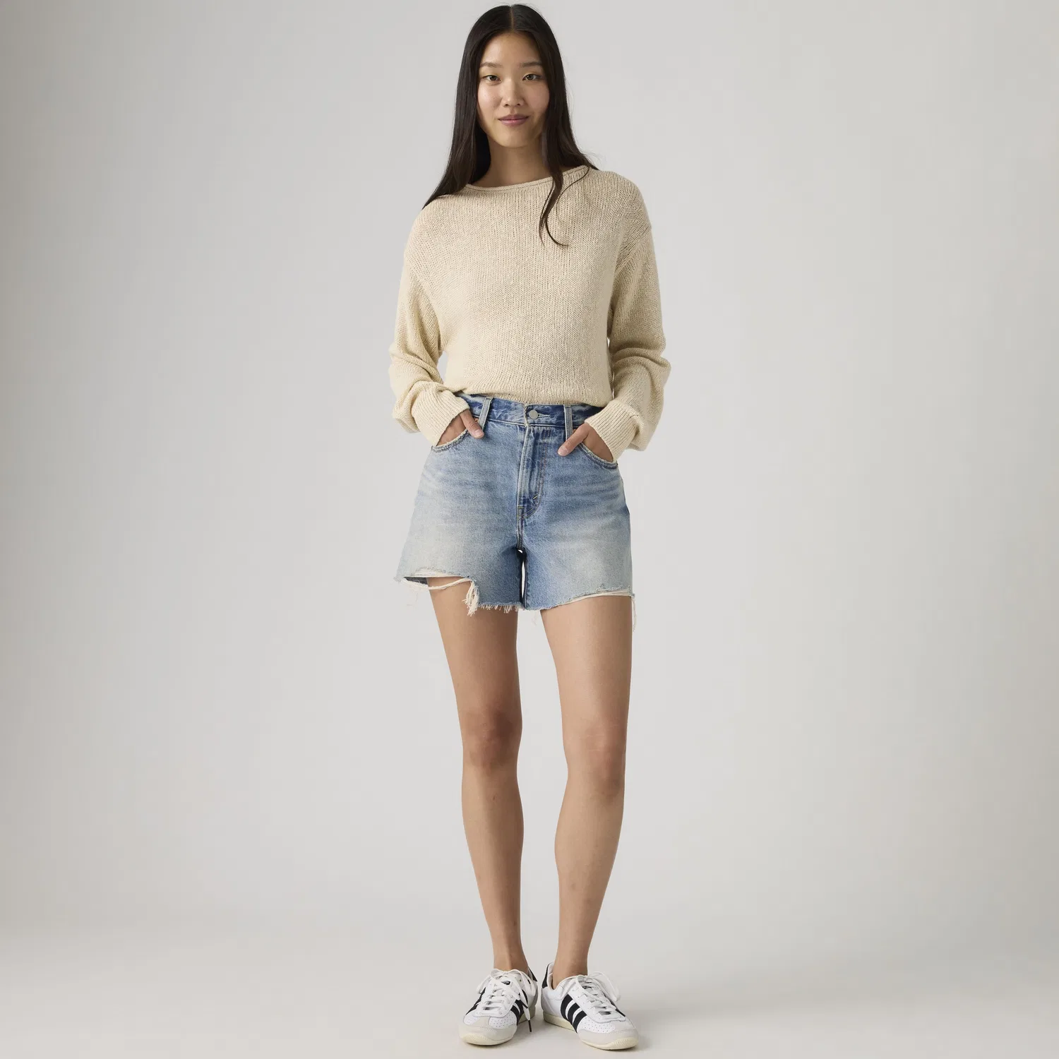 Женские шорты Ribcage Levi's, Medium Wash