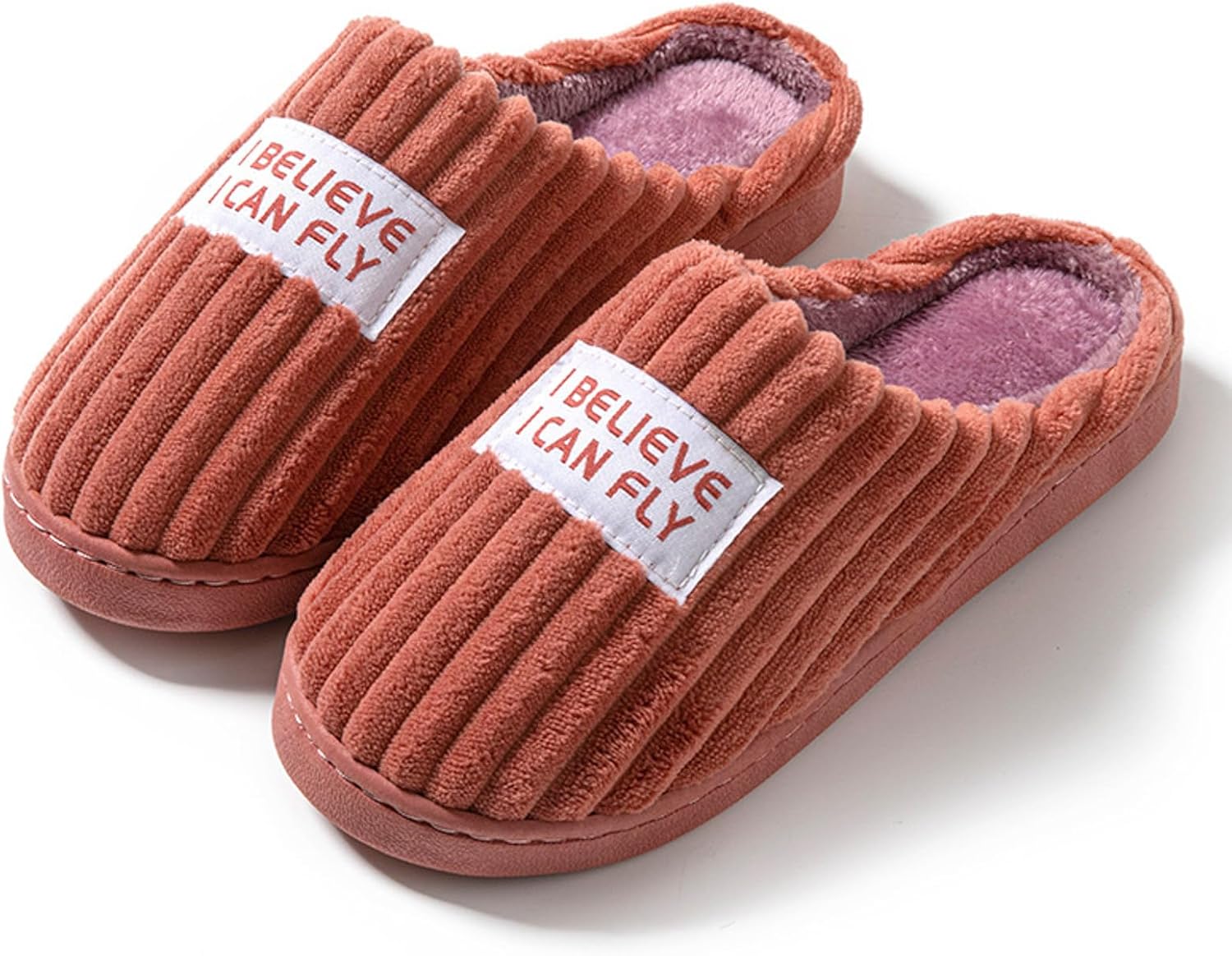 

Милые домашние тапочки для женщин и мужчин, плюшевые, теплые, мягкие тапочки для общежития, с эффектом памяти, мягкая обувь для спальни, нескользящие, на каждый день для дома, зимние Jyswoshoe, красный