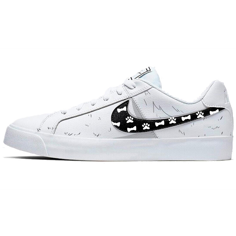 

Кроссовки Nike Court Royale Skateboarding Shoes Unisex Low-top Black/white, белый