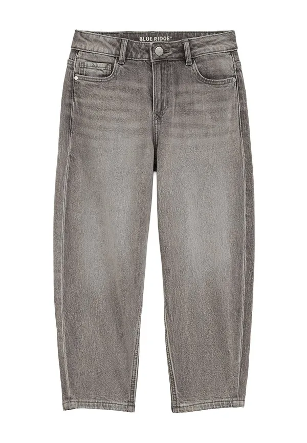 Джинсы свободного кроя бочкообразной формы We Fashion, Light Grey — фото 4
